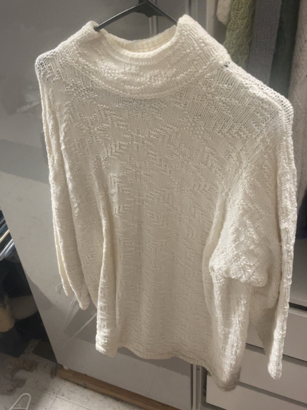 Women's Cream Knit Sweater - Classic Cozy Style